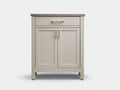Aparadores de madera 85x40x95 cm - beige-marrón - diseño moderno